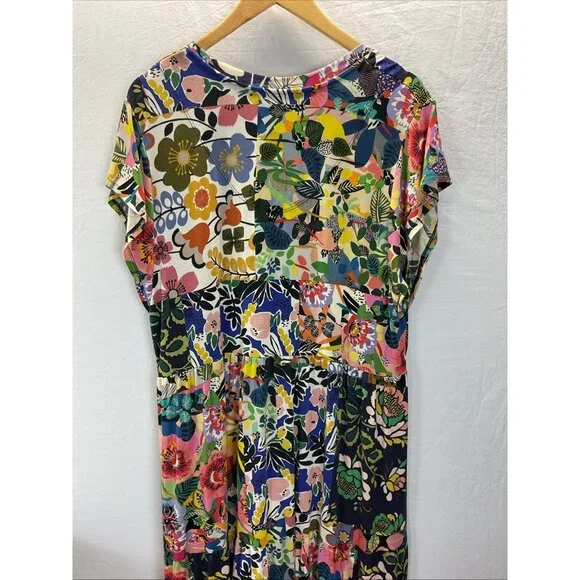 Johnny Was Colorful Floral Midi Dress - Picture 7 of 11